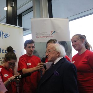 Michael D Higgins and YMTfm